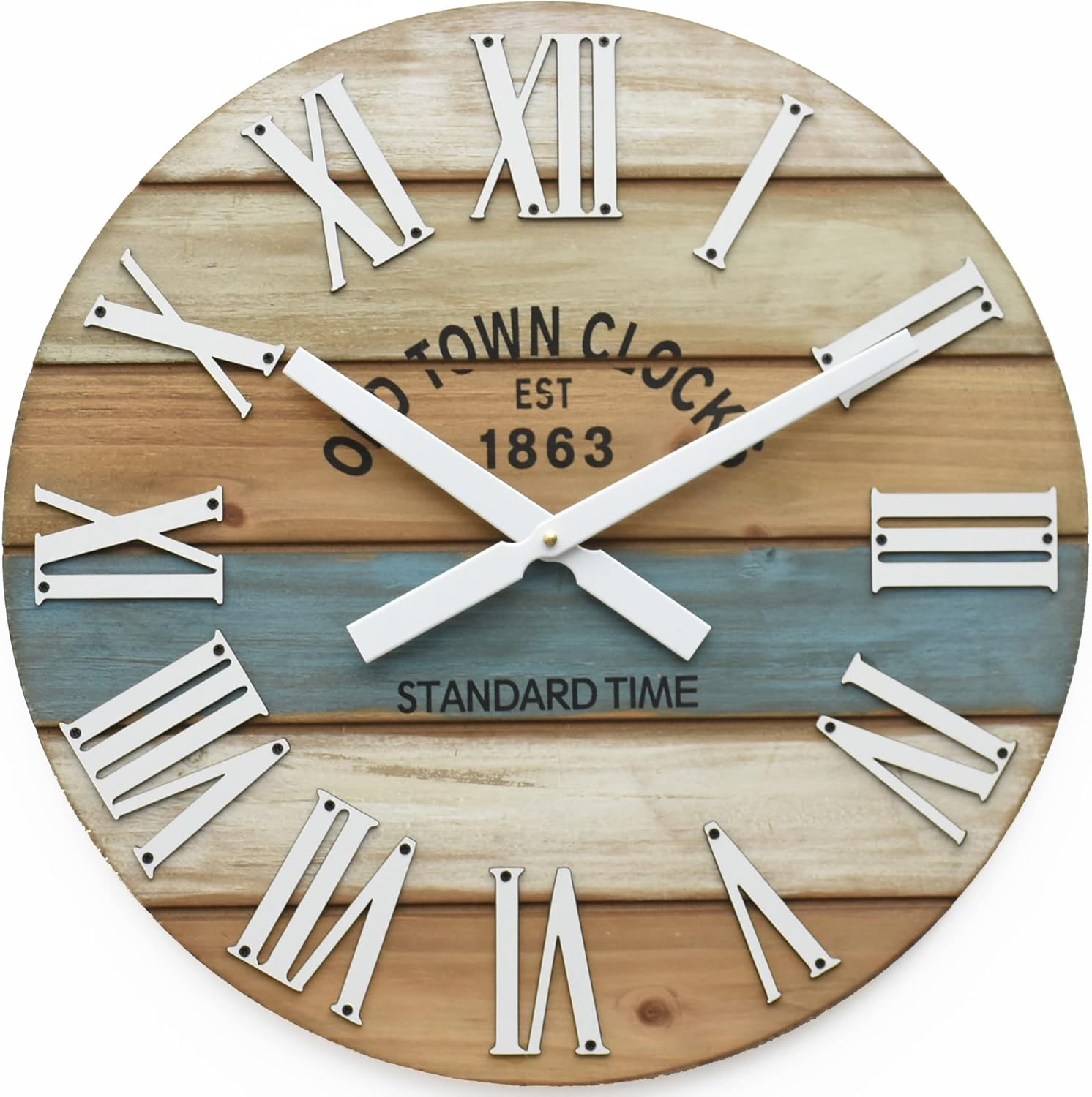 Blue Wall Clock — 18" — Roman Blue