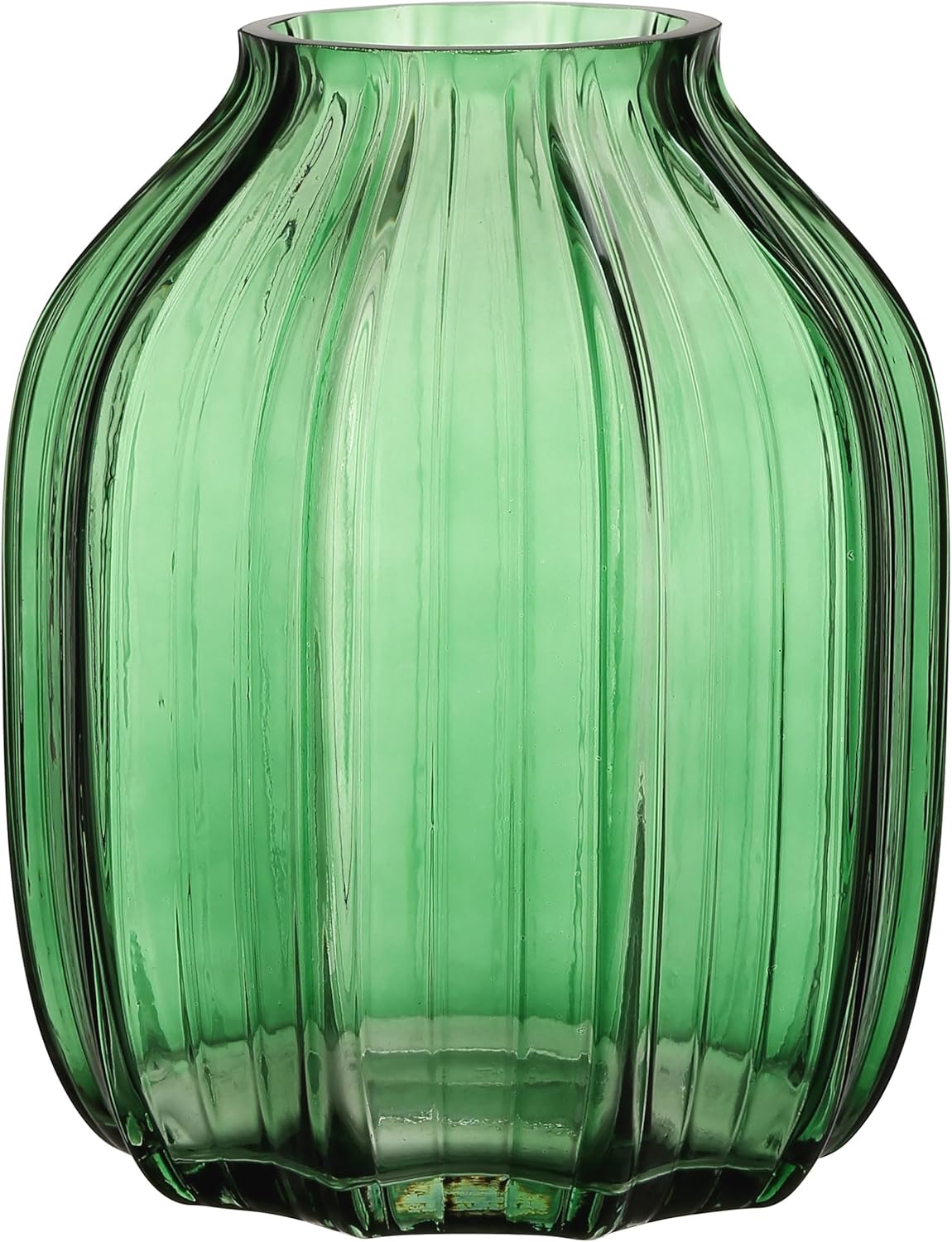 Farmhouse Blue Vase — 8.0" — B Style-green
