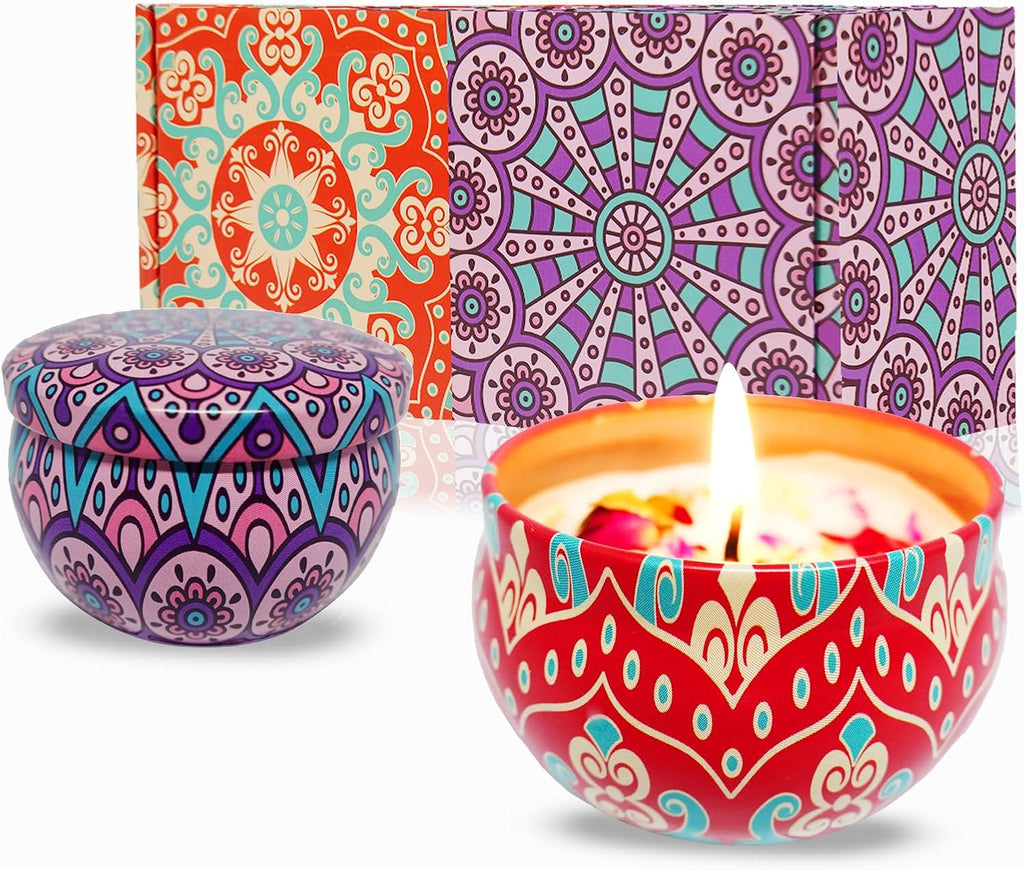 Soy Wax Metal Scented Candle - View 8