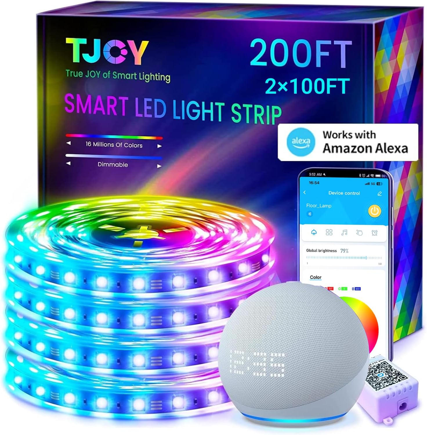 Smart Metal LED Strip Lights — 200ft