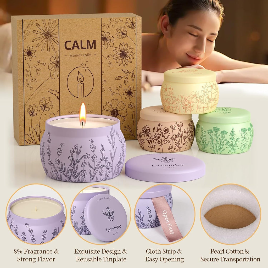 Soy Wood Scented Candle - View 4
