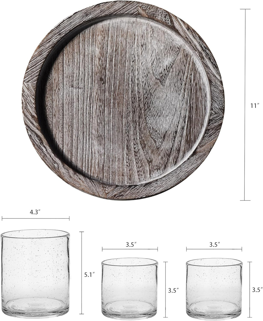 Farmhouse Black Candle — Set of 3 - View 6