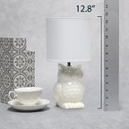 Modern White Desk Lamp — 12.8" - View 4
