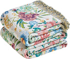 Boho Blue Throw Pillow — 60" — Orchid