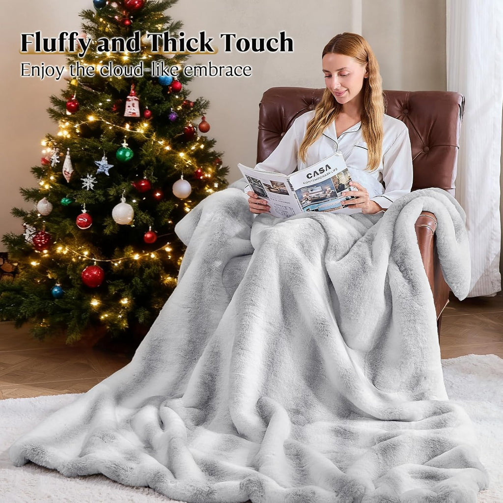 Luxe Brown Throw Pillow — 60" - View 5