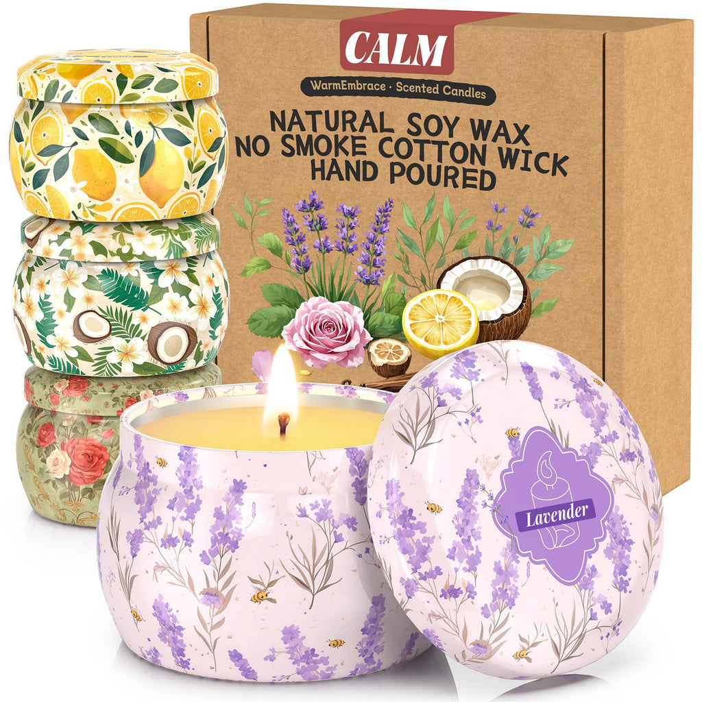 Soy Metal Scented Candle