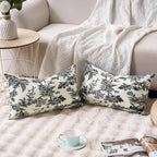 Velvet Boho Black Throw Pillow — 20" - View 7
