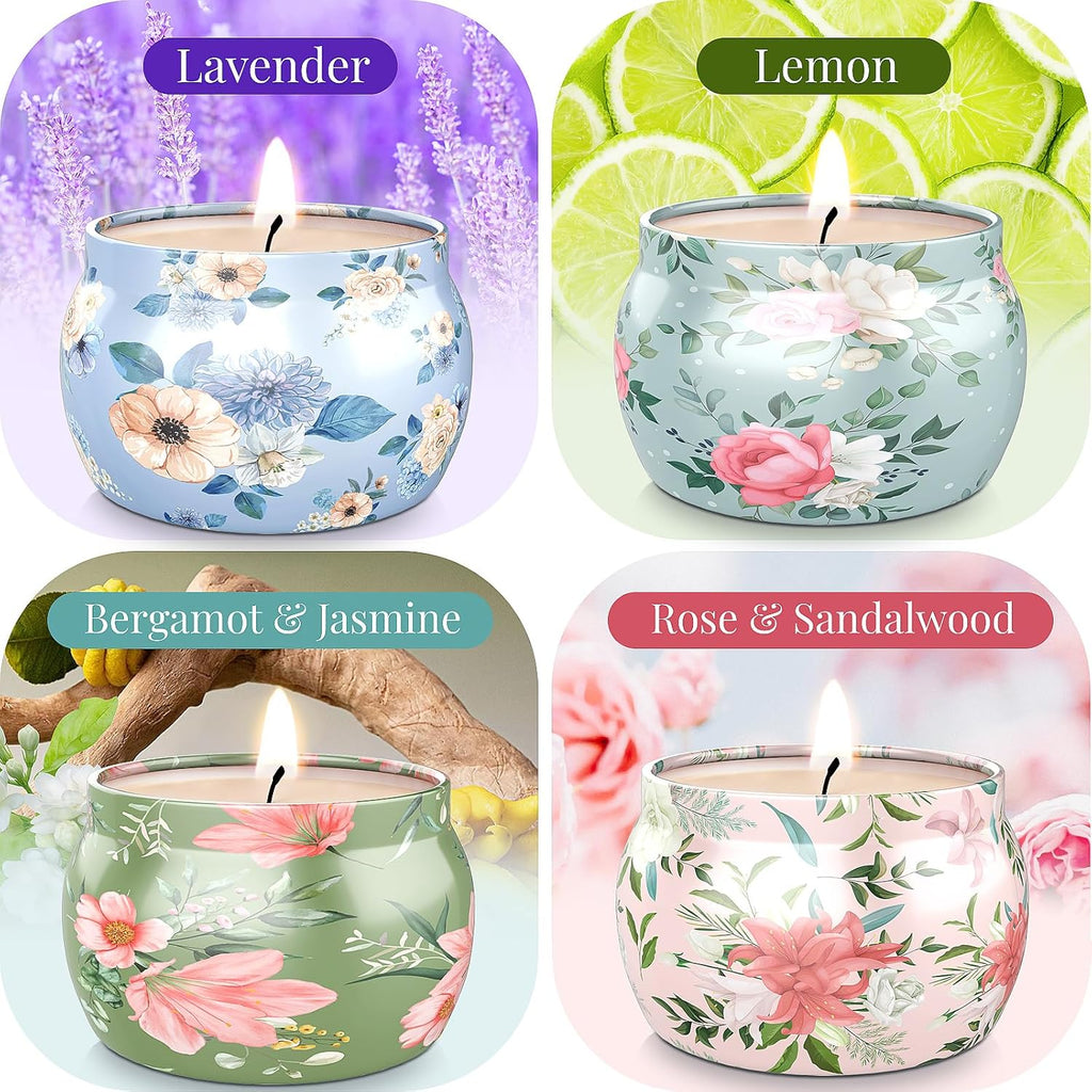 Soy Wax Metal Scented Candle - View 2