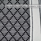 Boho Black Throw Pillow Cover — 20" - View 4