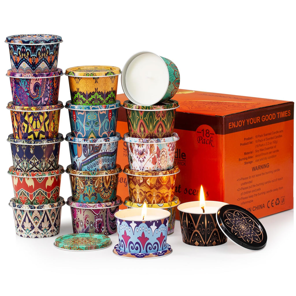 Soy Wax Metal Scented Candle