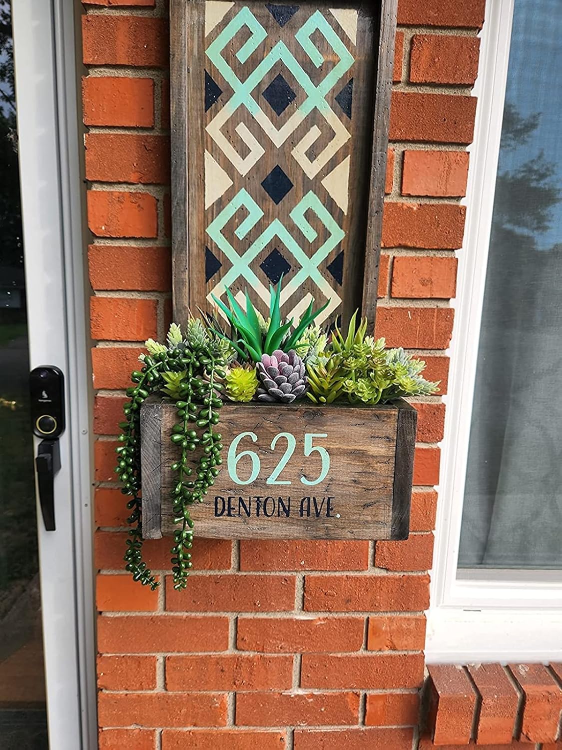 Wood Faux Succulent - View 8
