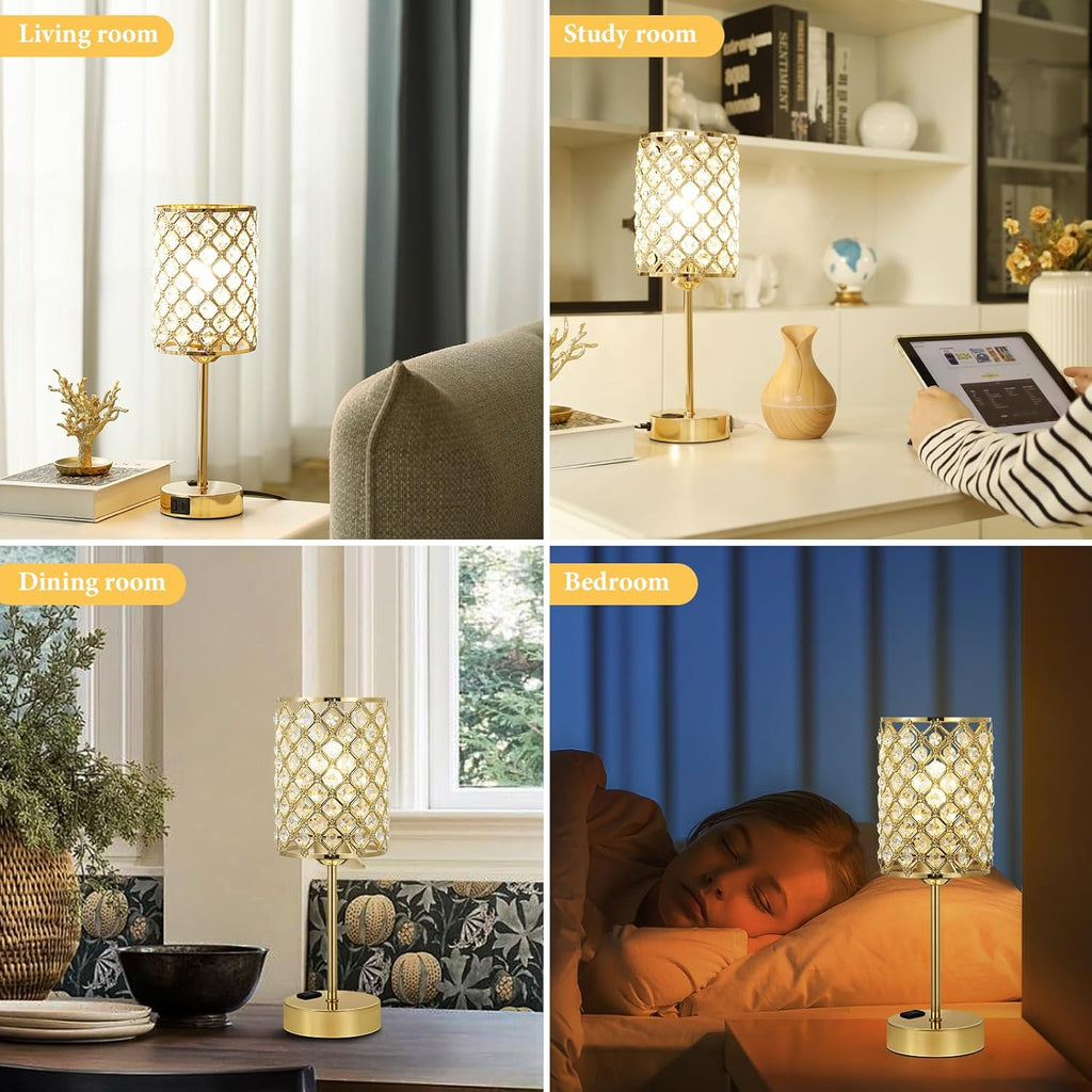 Dimmable Luxe Blue Desk Lamp - View 8