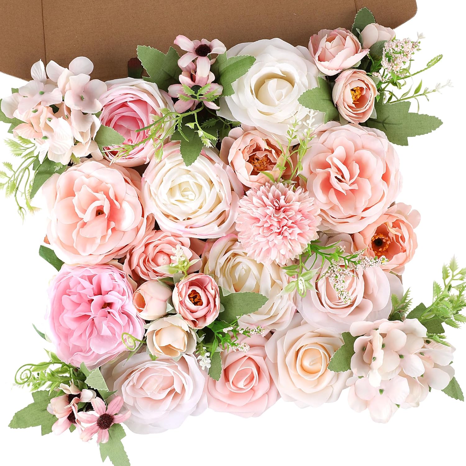 Beige Artificial Flowers — Blush Pink
