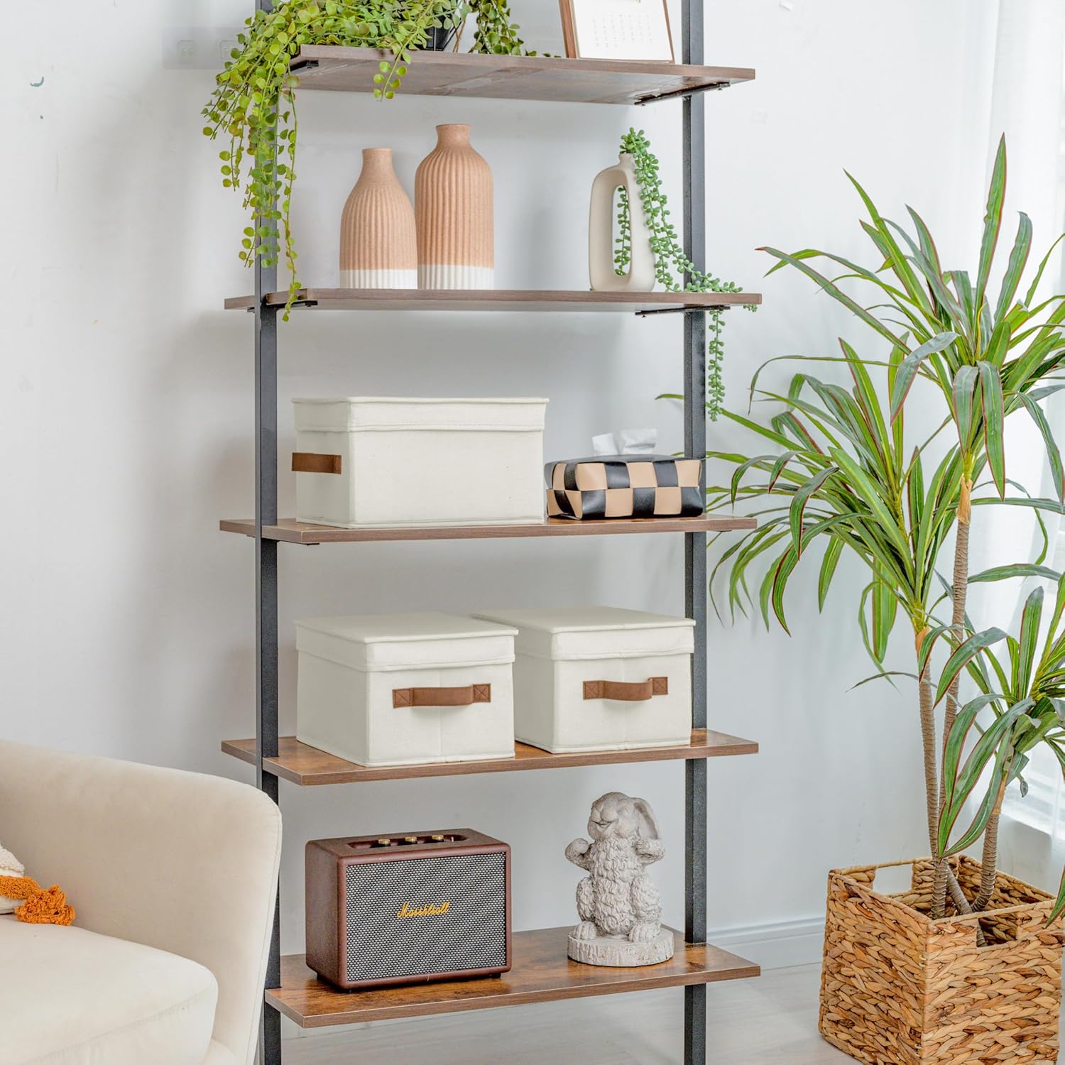 Beige Storage Bin - View 3