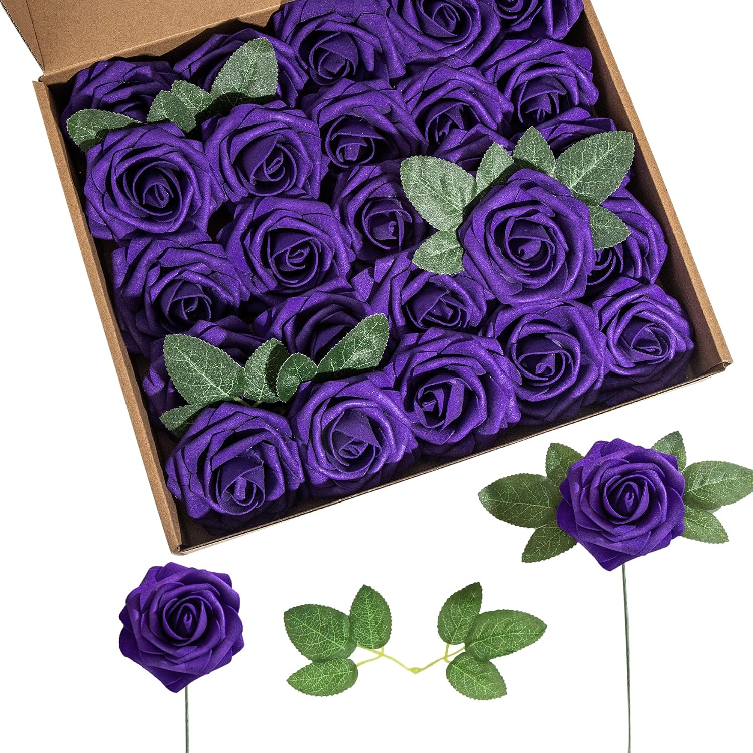 Black Artificial Plant — Purple