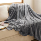 Black Throw Pillow — 50" - View 2