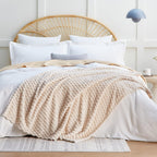 Beige Throw Pillow — 50" - View 2