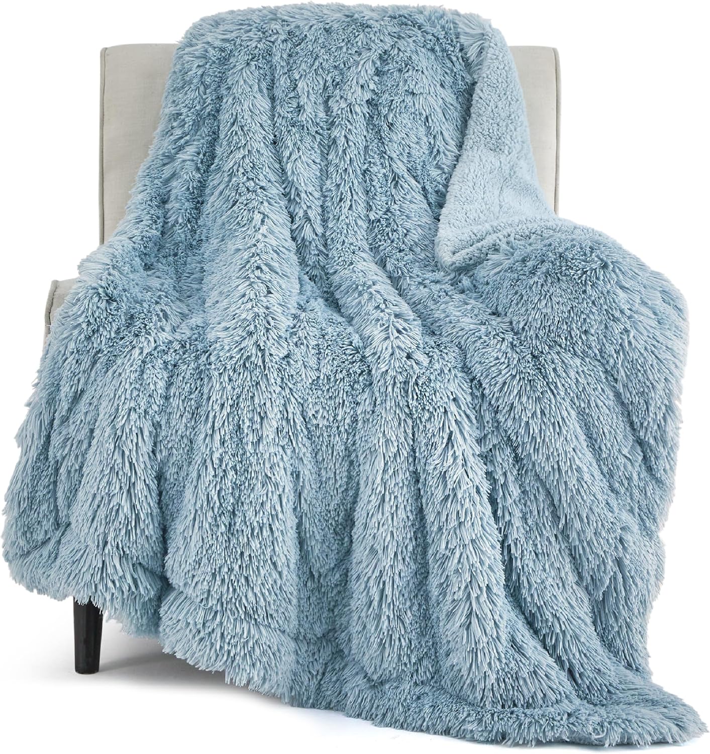 Beige Throw Pillow — 50" — 13- Blue