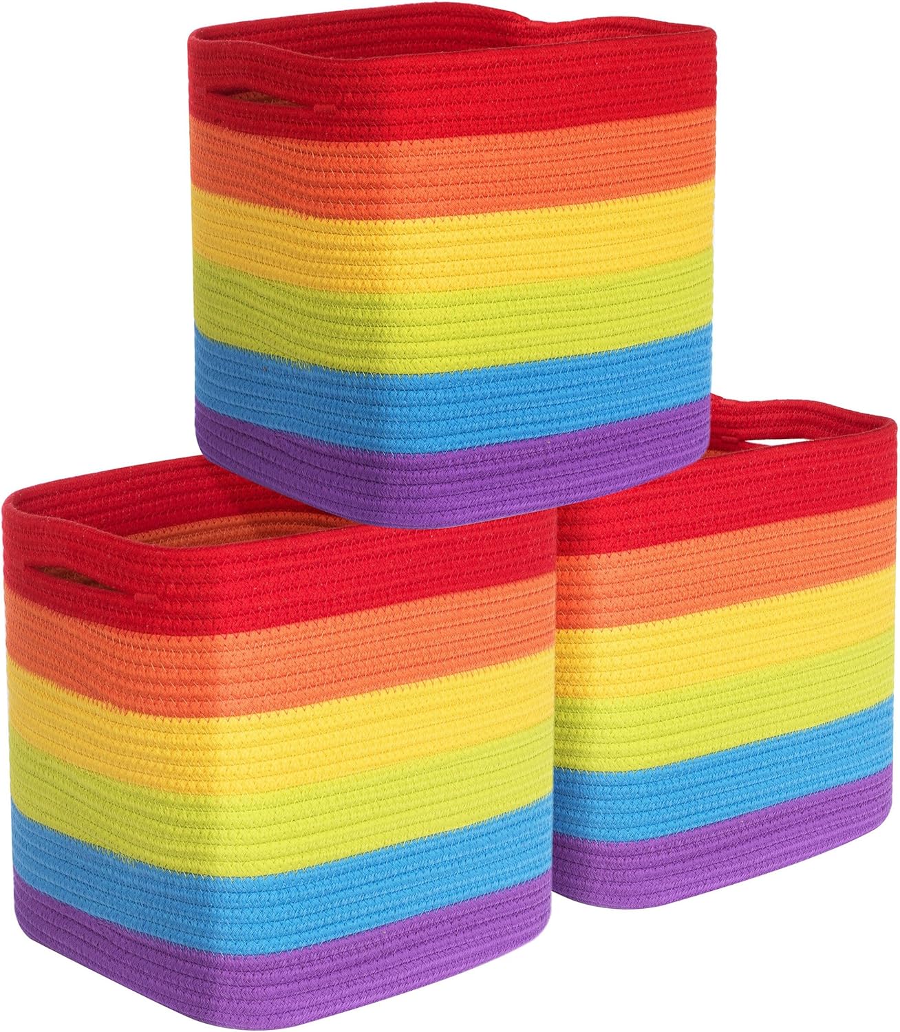 Boho Beige Vase — 11x11 — Rainbow Bright