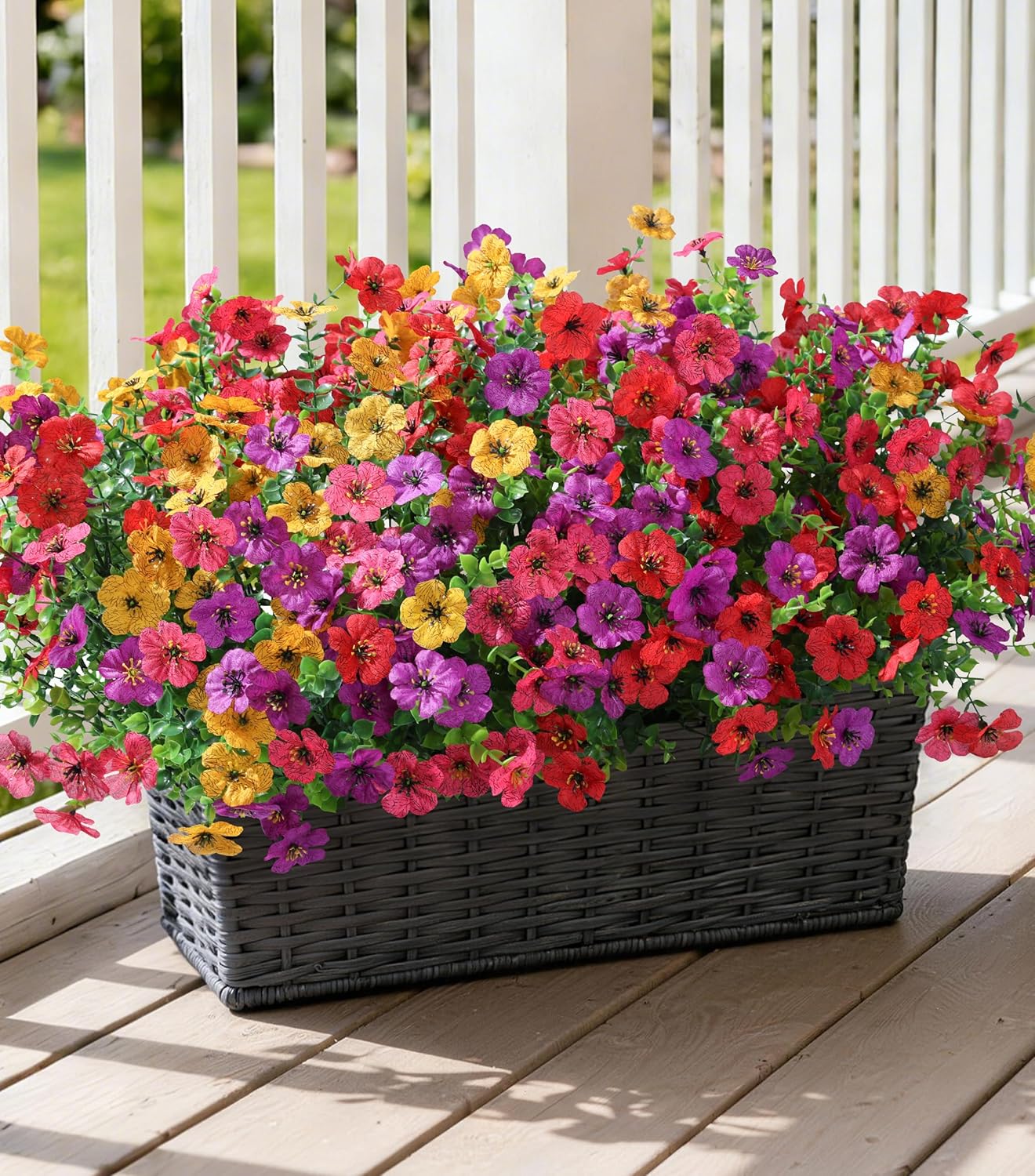 Pink Artificial Flowers — 4 Color Mixed