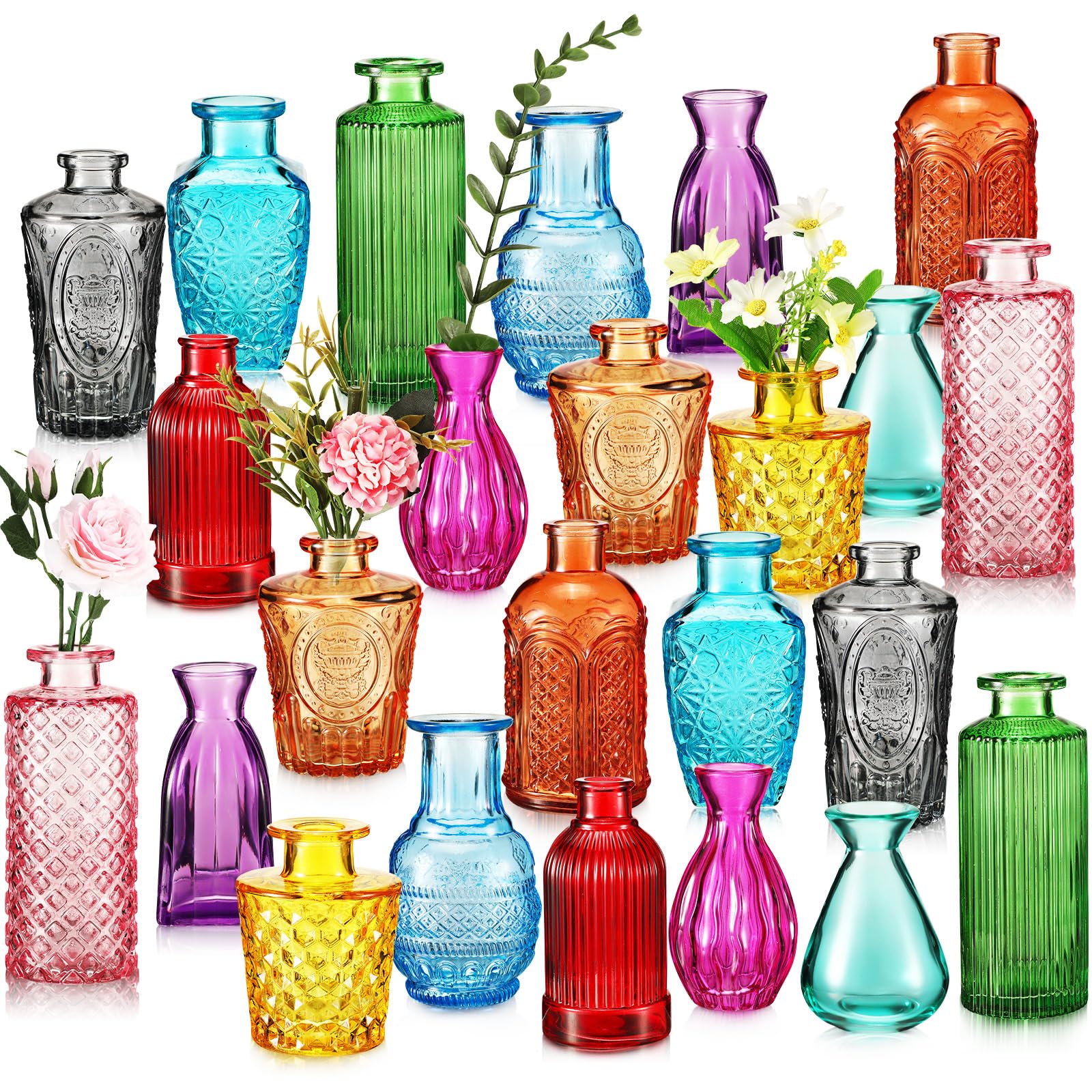 Vintage Farmhouse Glass Vase