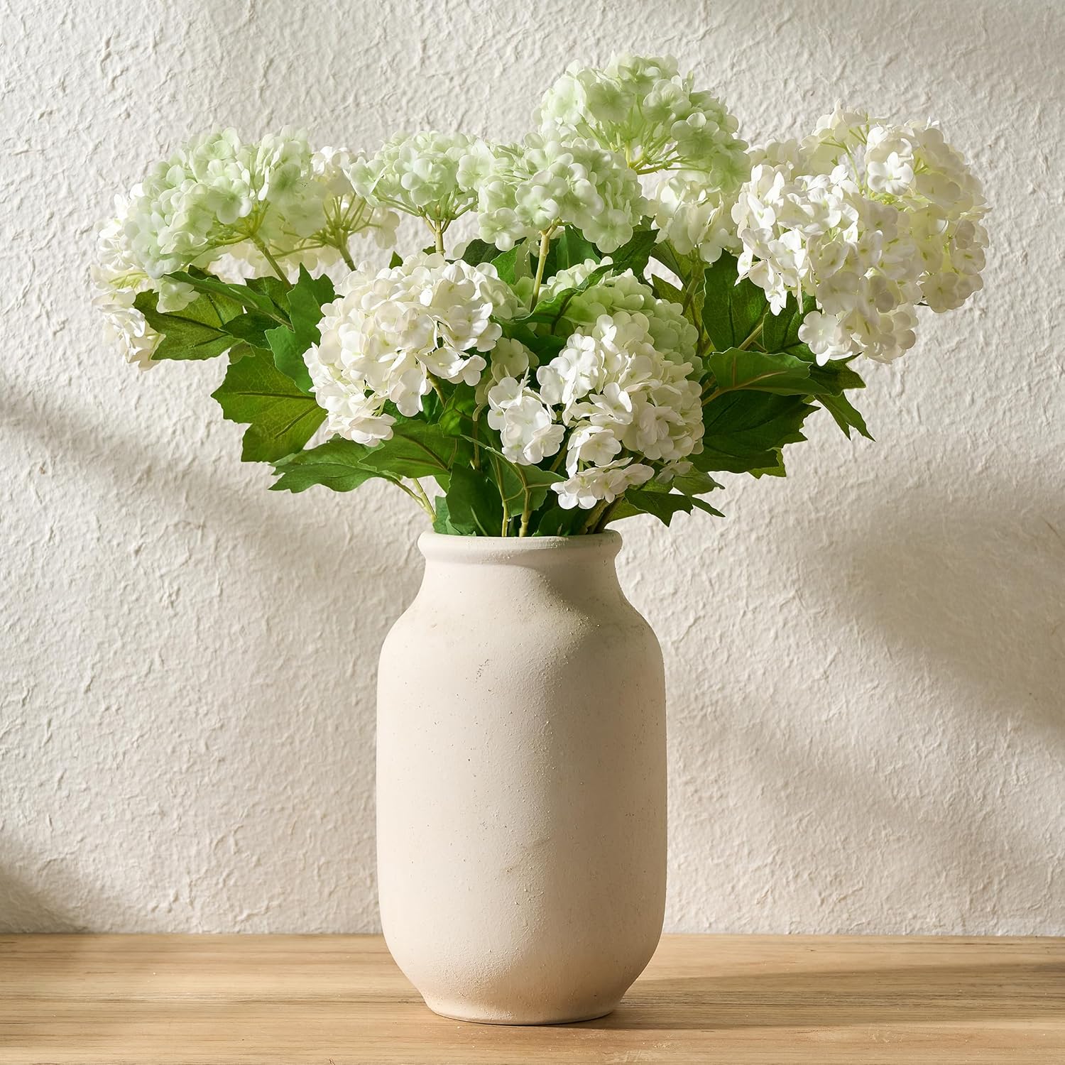 Farmhouse Beige Flower Vase — 3" — Fossil