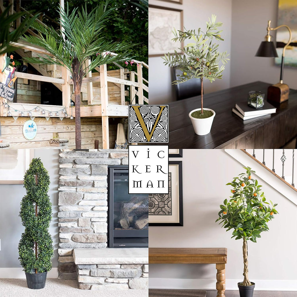 Rattan Faux Plant — 5" - View 5