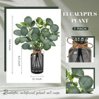 Farmhouse Black Artificial Plant — 13.5" - View 3