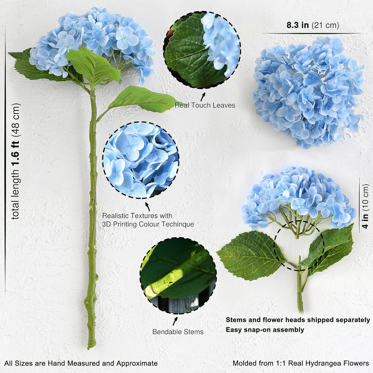 Blue Artificial Flowers - View 6