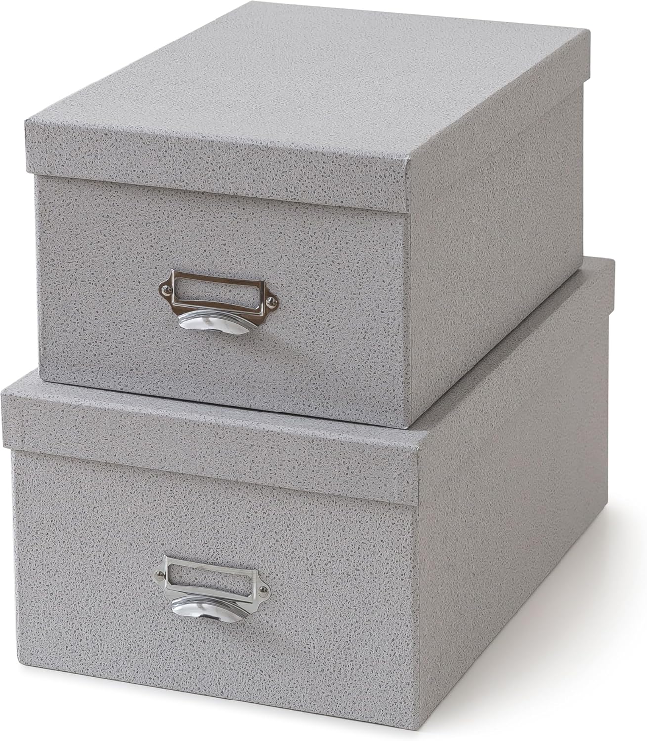 Beige Storage Basket — Set of 2 — Cloud Gray
