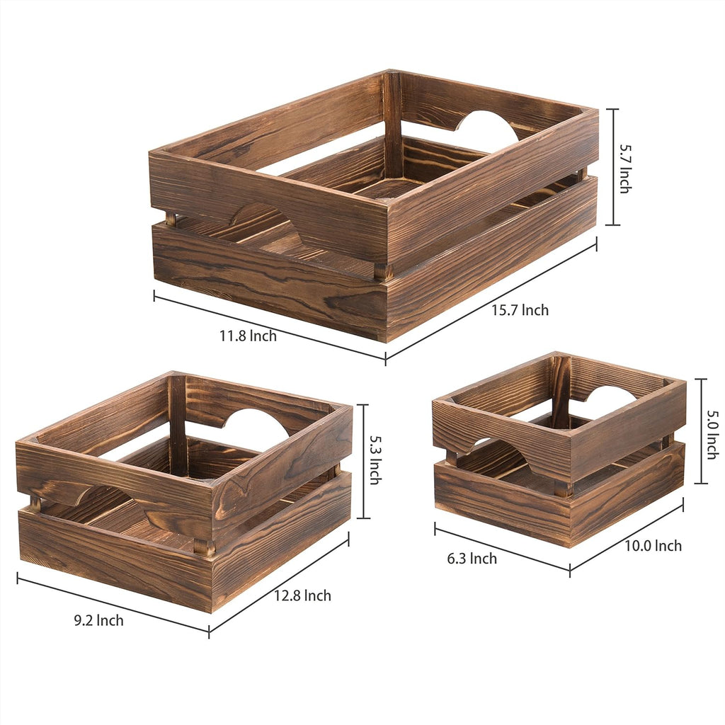 Farmhouse Brown Storage Basket - View 7