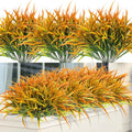 Farmhouse Green Artificial Plant — Orange