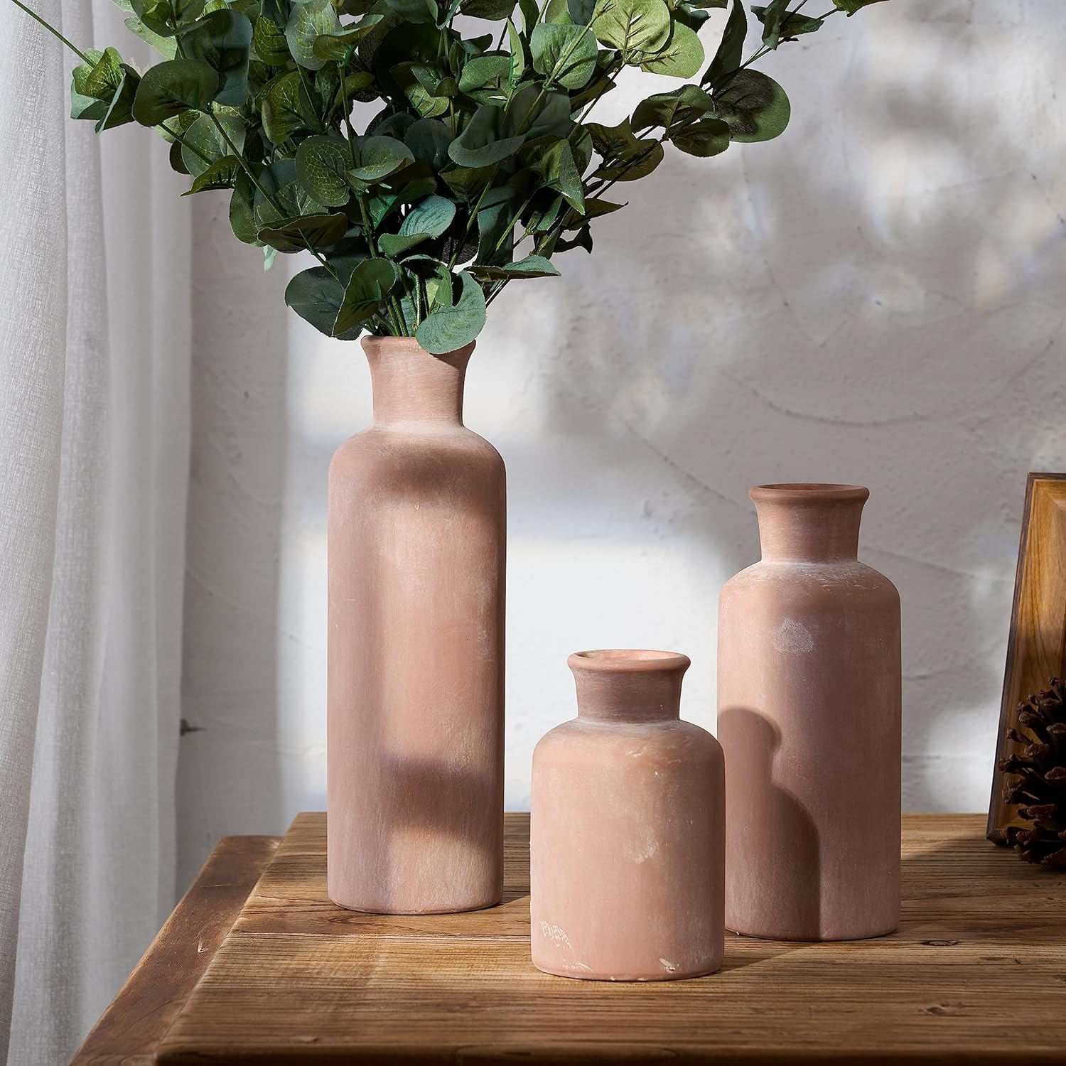 Farmhouse Orange Vase Set — 5" - View 4