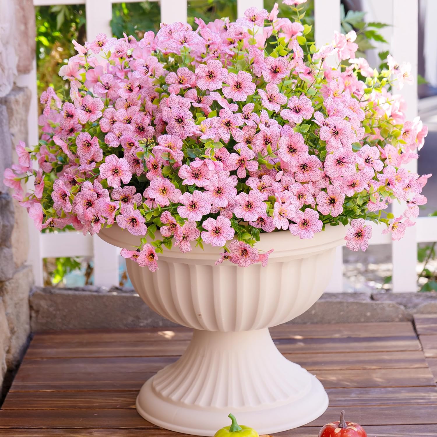 Orange Artificial Plant — Pink