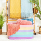 Boho Wood Throw Pillow - View 2