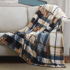 Farmhouse Beige Throw Pillow — 50x60