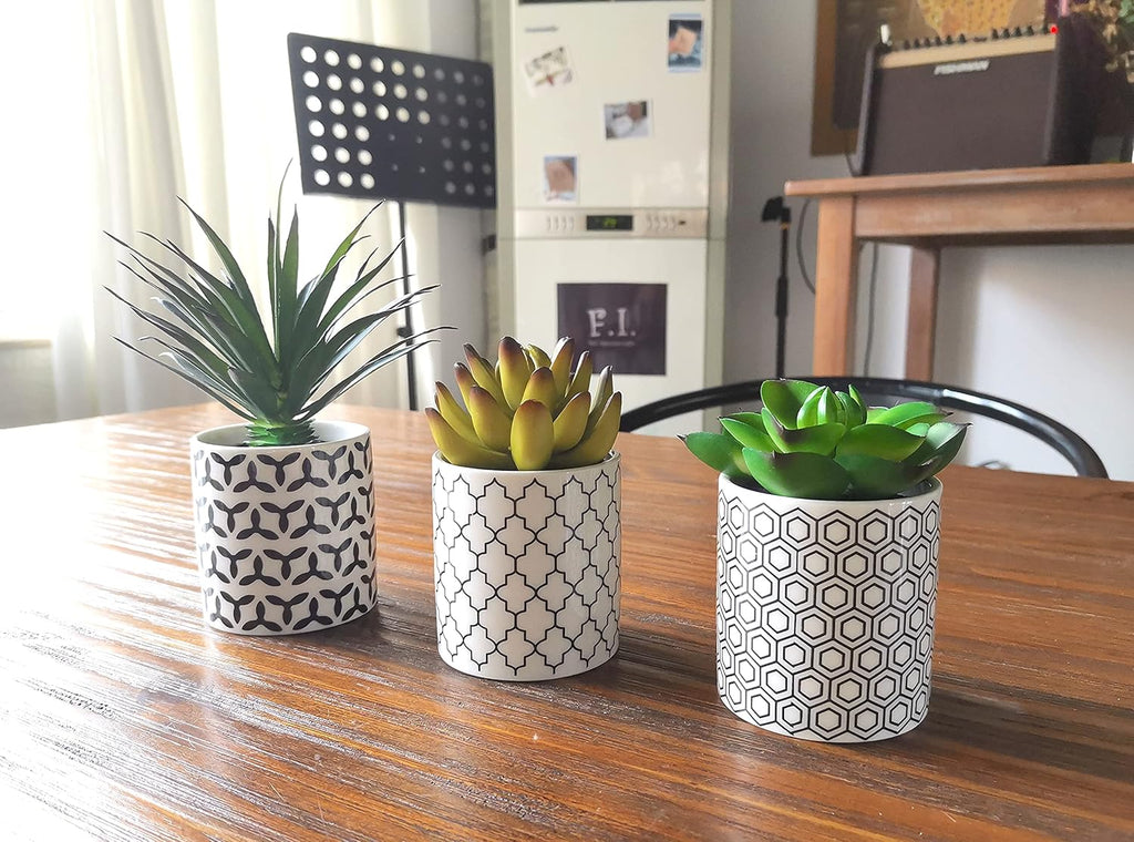 Ceramic Faux Plant — 3" - View 4
