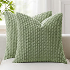 Boho Beige Throw Pillow Cover — 18"