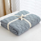 Knit Boho Beige Throw Pillow — 50" - View 2