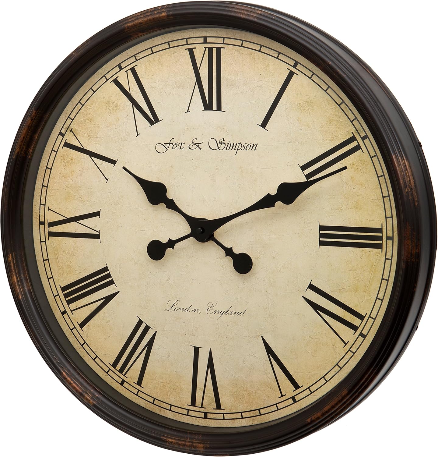 Black Wall Clock — Black