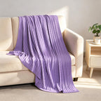 Knit Beige Throw Pillow — 51" - View 3