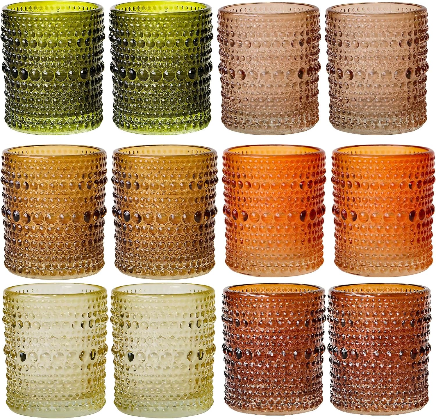 Vintage Gold Candle — Set of 24 — Earth-tone Collection