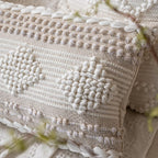 Lumbar Boho Beige Throw Pillow Cover — 36" - View 14