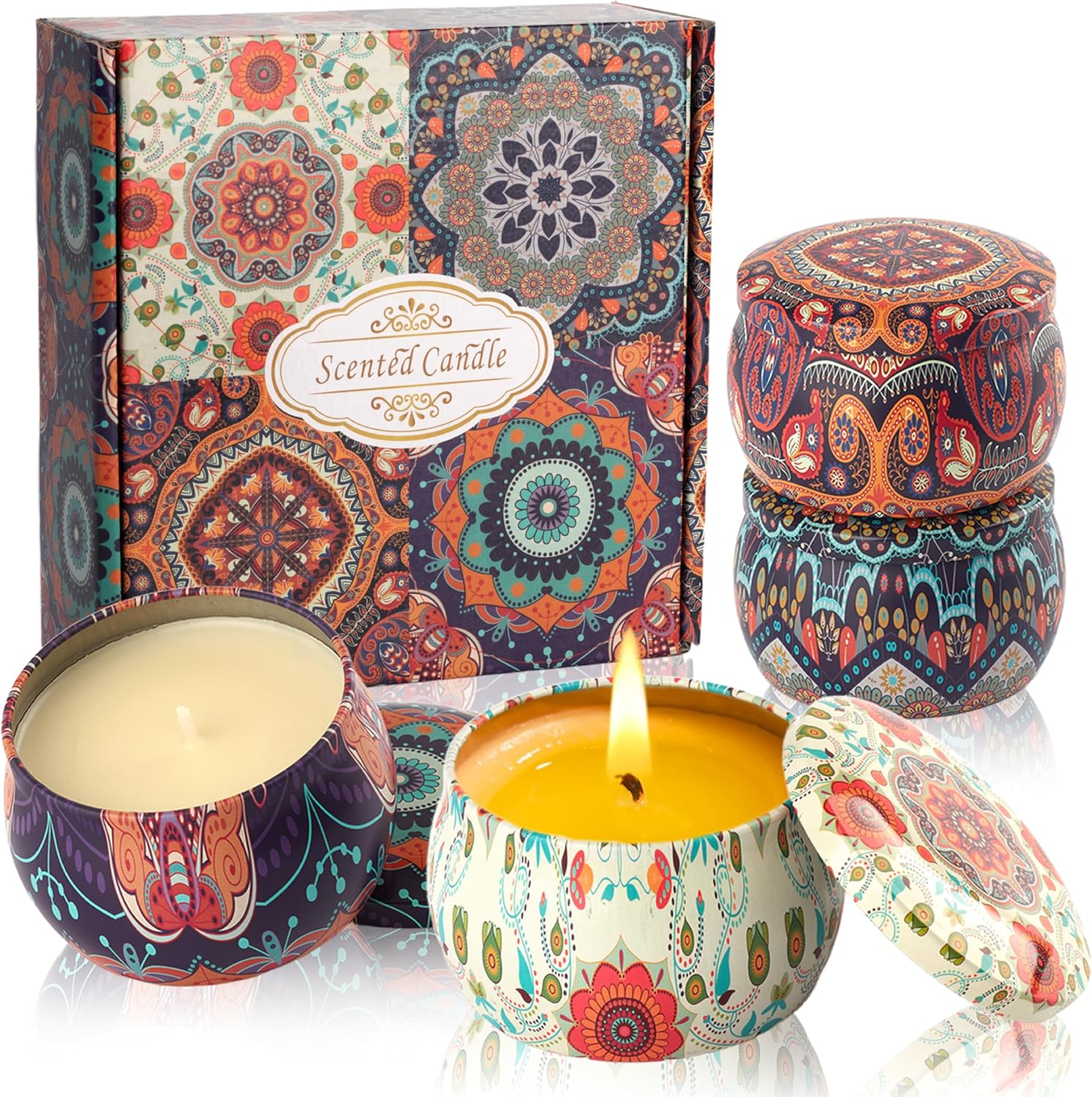 Soy Wax Wax Scented Candle — 04-Vintage
