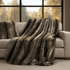 Velvet Luxe Beige Throw Pillow — 50"
