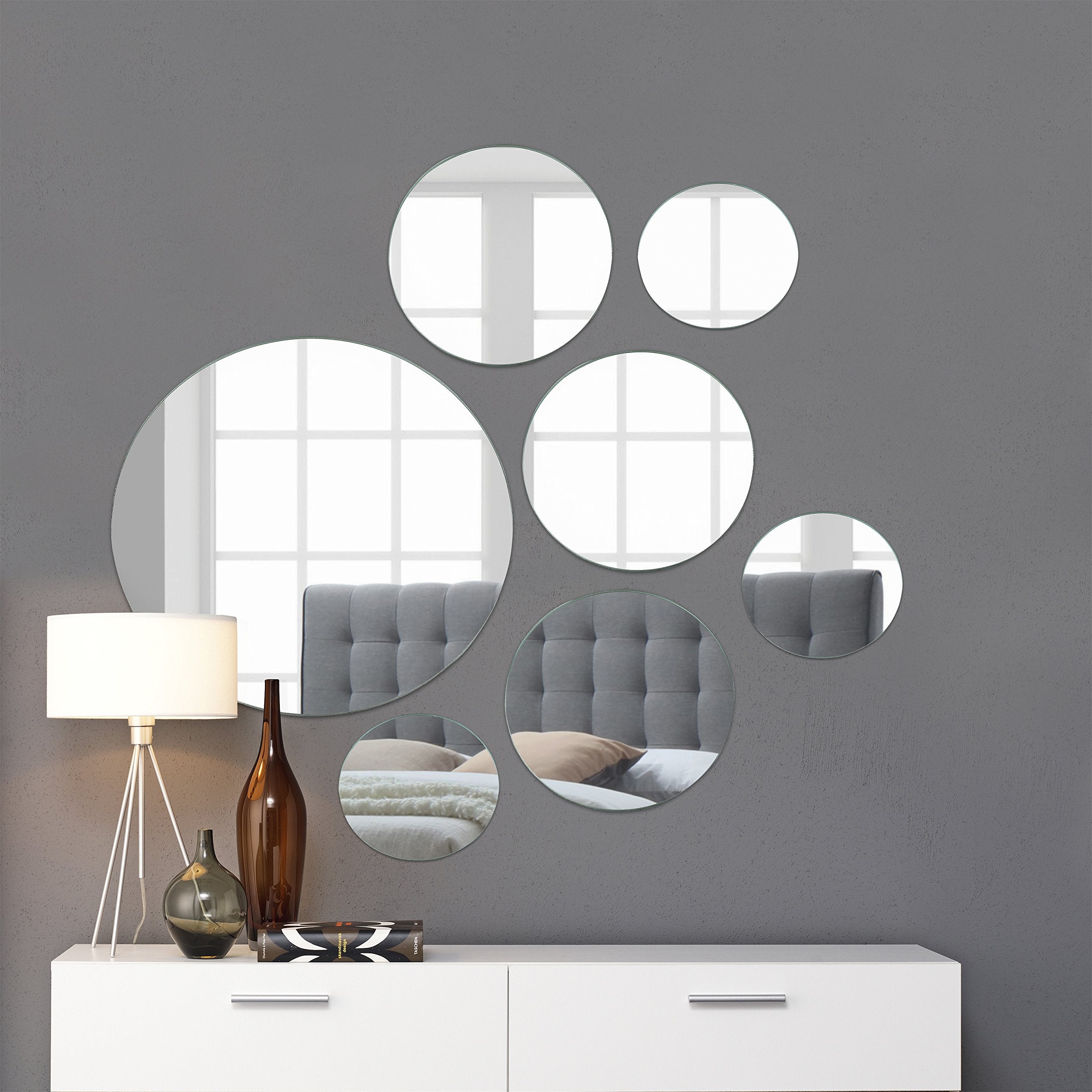 Glass Round Mirror — 1x10