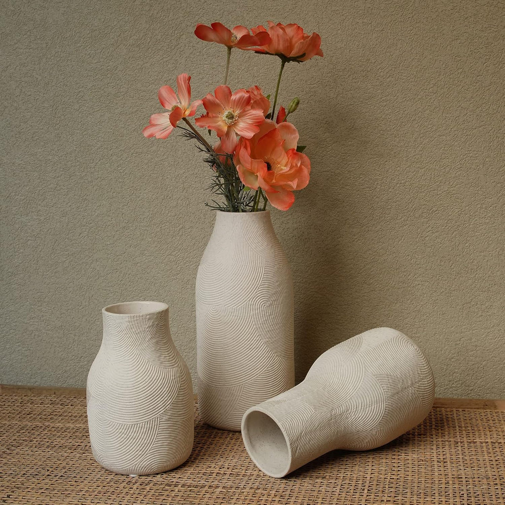 Boho Red Decorative Vase — Set of 3 - View 9