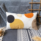Tufted Boho Fabric Throw Pillow Cover — 20" - View 3