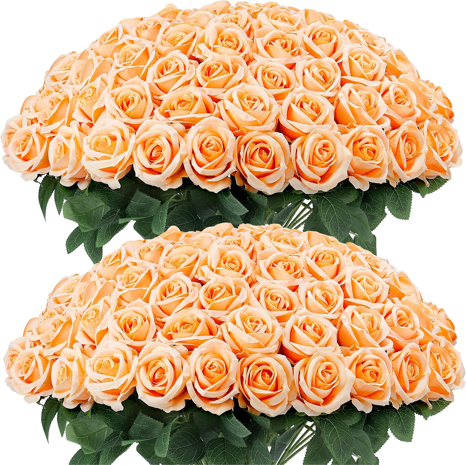 Velvet Luxe Black Artificial Flowers — Champagne