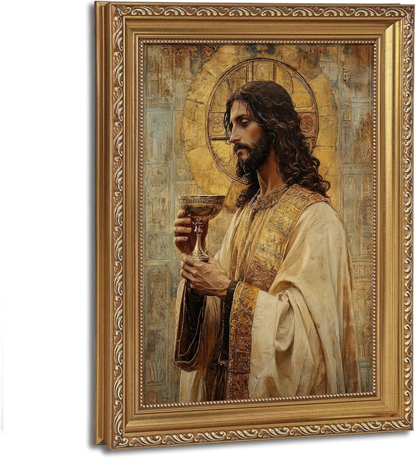 Metal Canvas Wall Art — 12X16 — Jesus The Eucharist